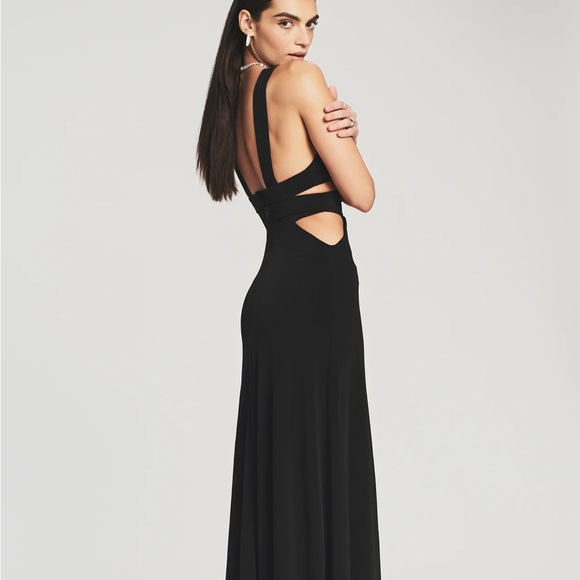 Retrofete Chrissy Dress in Black - Picture 2 of 9